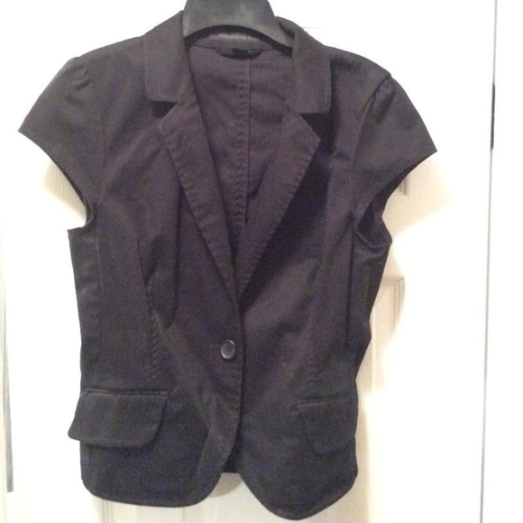 Express Design Studios Black Shirt/Vest Size 8 - Picture 1 of 3